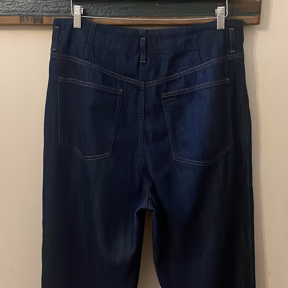 2/$25 Uniqlo Dark Wash Relaxed Fit Cut Off Jeans Size 32 - Picture 11 of 16